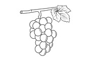Wine Set. Monochrome Icons, Elements, a Food Illustration by Gomolach (Thumbnail 10 of 13)