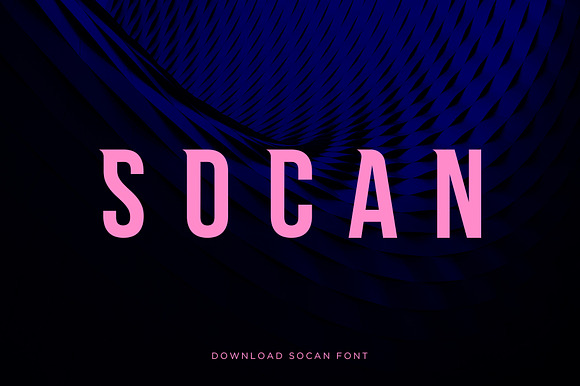 Socan Font preview 8