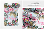 Debonair Watercolour Leopard Print, a Pattern Graphic by Pink Linen (Thumbnail 9 of 13)