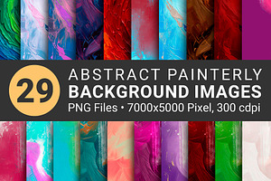 29 Abstract Painterly Background PNG