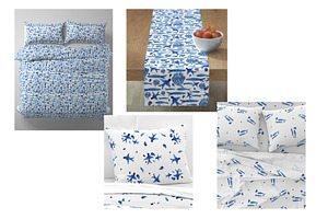 Portugal Blue & White Watercolor, a Decorative Illustration by ElicoelhoDesign Shop