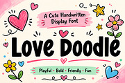 Love Doodle, a Handwritten Font by Wow Magic (Thumbnail 3 of 6)