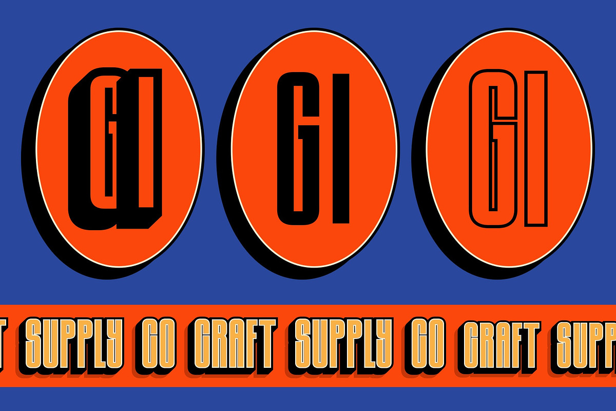 Albercio 3D, a Sans Serif Font by Craft Supply Co. (Photo 2 of 8)