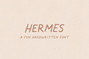 Hermes // A Fun Handwritten Font, a Font by Megs Lang (Thumbnail 1 of 10)