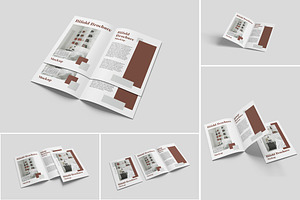 Professional Bifold Brochure Mockup