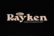 Rayken Blur, a Serif Font by Craft Supply Co. (Thumbnail 1 of 8)