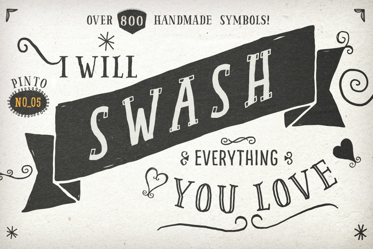 A Hand Drawn & Lettered Bundle preview 5