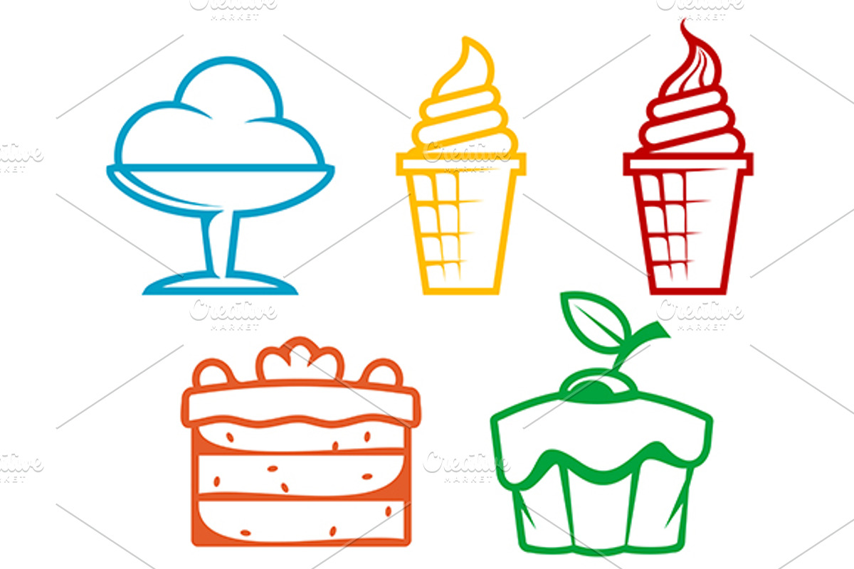 Dessert food, an Object Graphic by Vector Tradition (Photo 1 of 3)