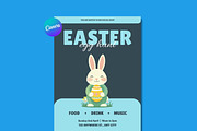 Easter Egg Hunt Flyer Template Canva, a Flyer Template by BiancaXavier (Thumbnail 1 of 3)