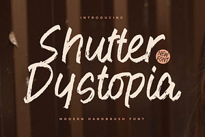 Shutter Dystopia Modern Handbrush