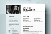 Corporate Resume Template, a Resume Template by DesVert (Thumbnail 1 of 6)