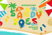 Sandy Toes - Quirky Summer Font