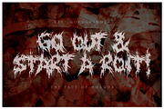 XXII GoreGrinder, a Font by Doubletwo Studios (Thumbnail 5 of 6)
