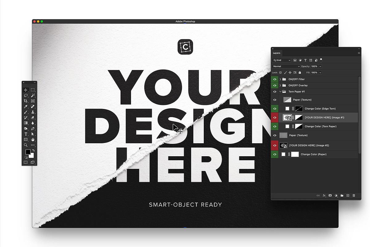 Torn Paper Photo Mockup, a Product Mockup by Custom Scene (Photo 7 of 10)