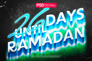 Dreamy Ramadan Text Effect