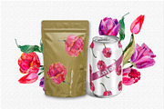 Tulips PNG watercolor flower set, a Seasonal Illustration by WatercolorPNG.com (Thumbnail 5 of 7)