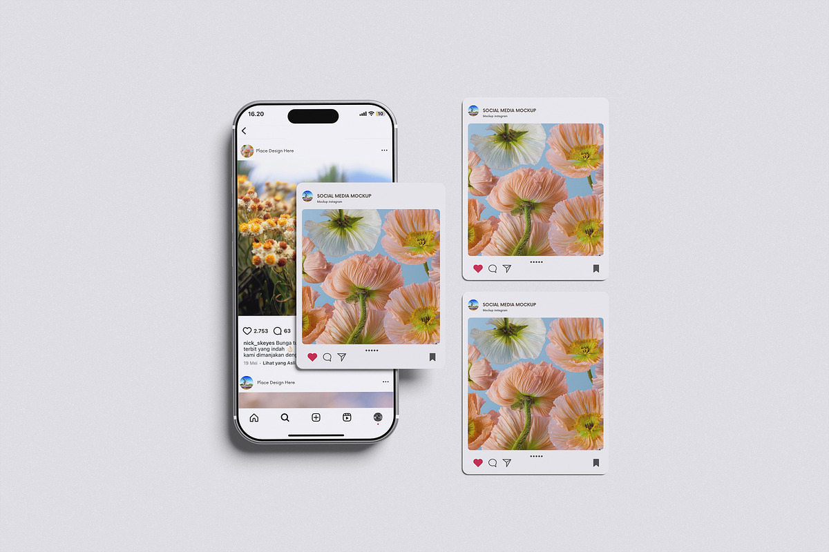 High Quality Social Media Instagram, an Advertising Mockup by Afif_studio (Photo 5 of 5)