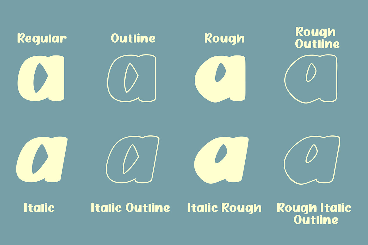 Quacker Slate Family Fonts, a Handwritten Font by Crump Hand (Photo 2 of 9)
