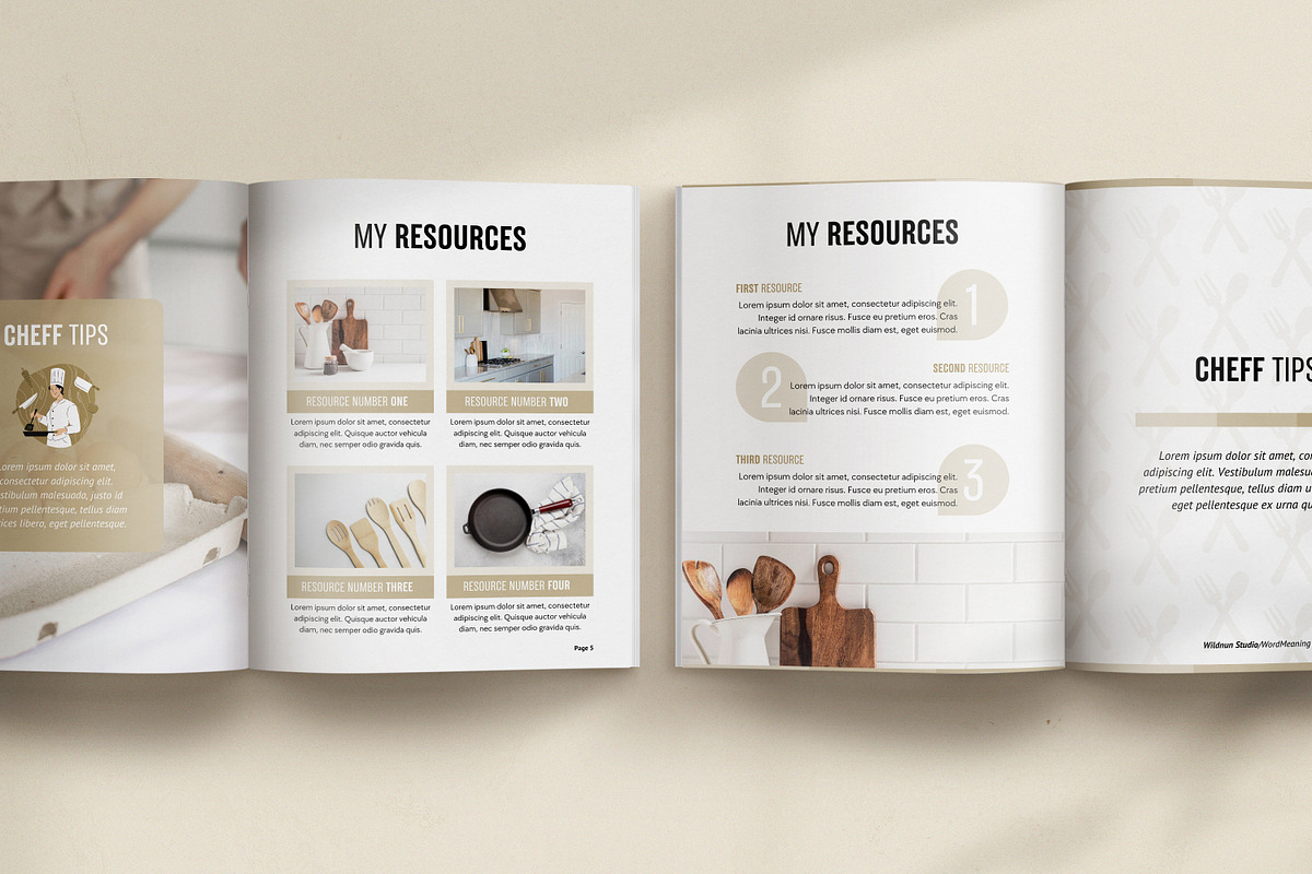 Cookbook / Recipe eBook for Canva, a Magazine Template by Wildnun Studio (Photo 14 of 20)