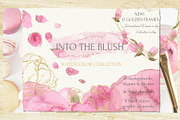 Into The Blush Watercolor Collection, an Object Graphic by Cat In Colour (Thumbnail 1 of 11)