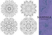 Mandalas for coloring 19, an Object Graphic by Watercolor fantasy (Thumbnail 4 of 5)