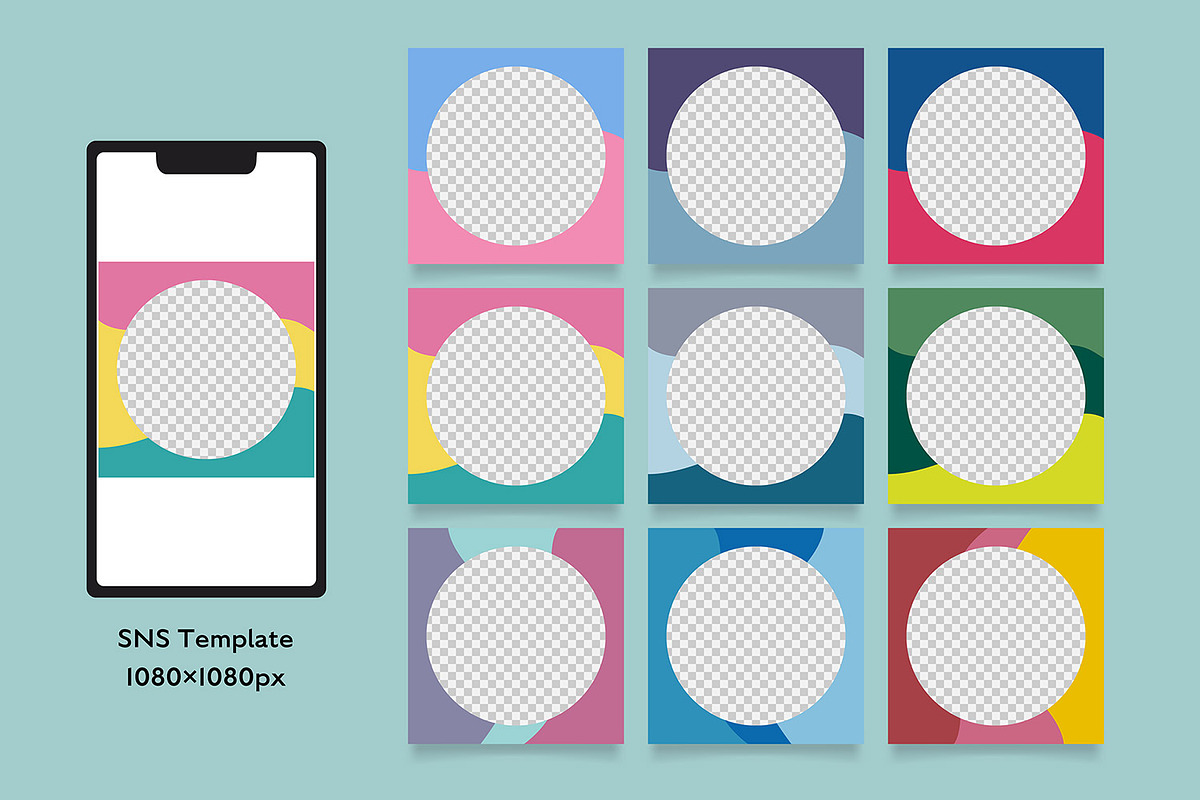 Instagram Template 9pattern, an App Template by mikenoki