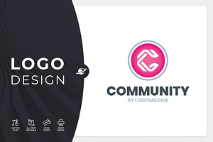 Community - Letter C Logo Template