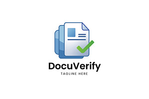 Doc check Document Check Logo Design, a Branding & Logo Template by Walldecorated