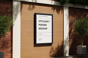 Outdoor Poster / Citylight Mockup