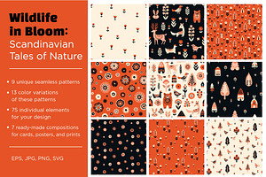 22 Seamless Scandinavian Patterns