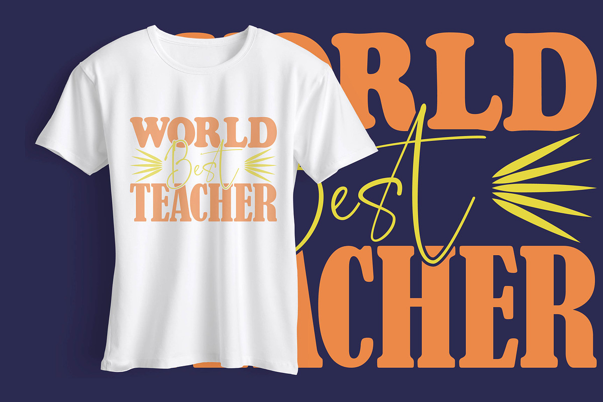 Teacher Vector Design Bundle, a Print Template by Active Designers (Photo 4 of 6)