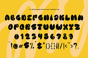 YT Brickfade - Bubble Graffiti Font, a Handwritten Font by Youthlabs Studio (Thumbnail 14 of 15)