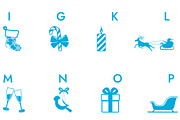 Christmas Doodle Dingbats Font, a Symbol Font by Minimalartstudio (Thumbnail 2 of 6)