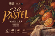 SOFT PASTEL BRUSHES — PROCREATE, a Brush Add-On by GRANCI STUDIOS (Thumbnail 1 of 7)