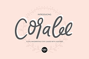 CORALEE a Bouncy Handwriting Script, a Script Font by Blush Font Co. (Thumbnail 9 of 9)