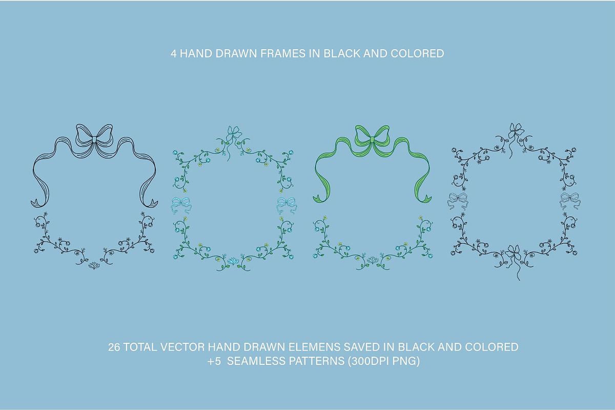 Spring Whispers vector clipart, a Decorative Illustration by vanloveart (Photo 4 of 10)