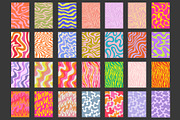 GROOVY PATTERNS. Y2K VECTOR TEXTURES, a Pattern Graphic by craftlove (Thumbnail 4 of 13)