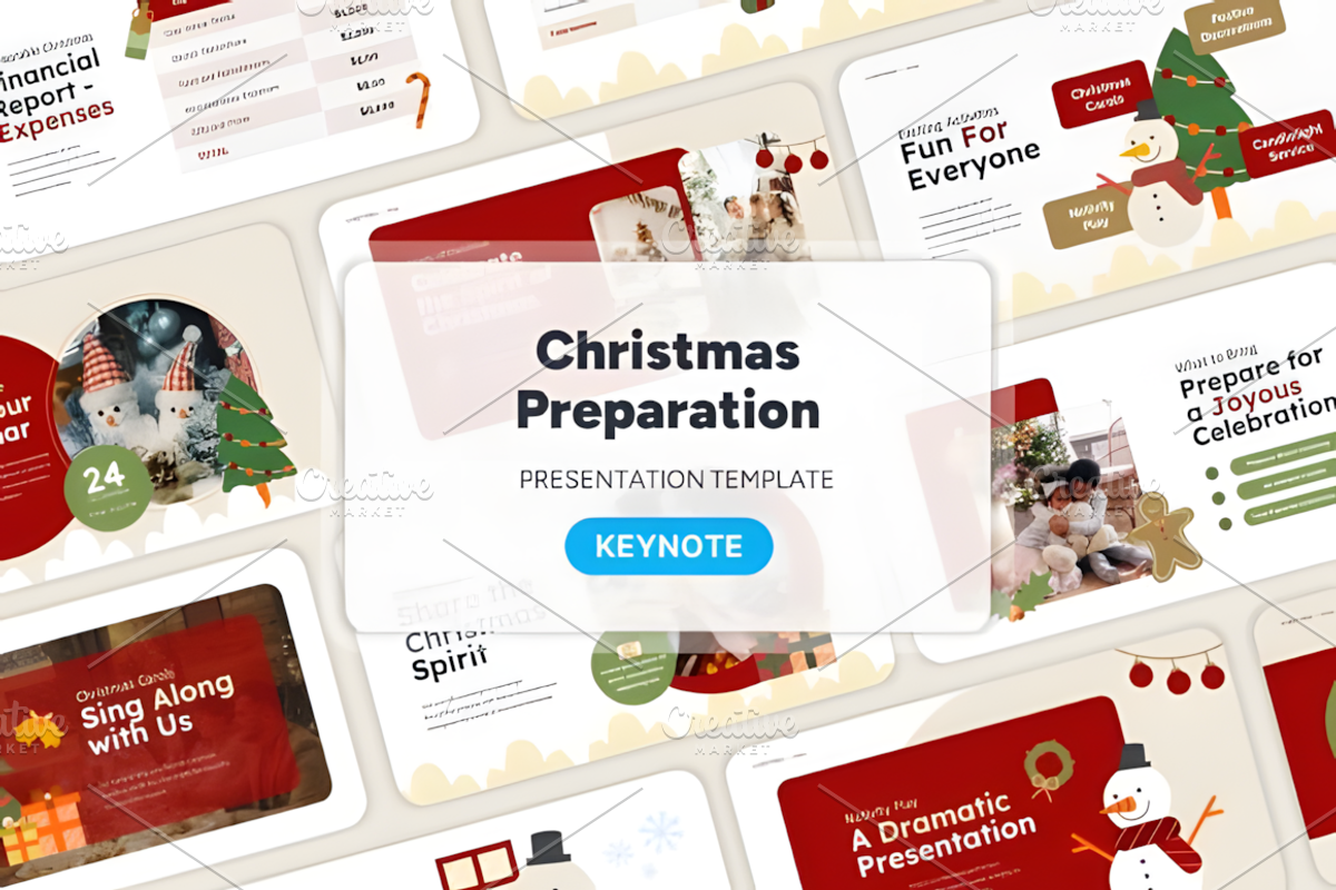 Christmas Preparation - Keynote, a Presentation Template by Ink Gallery (Photo 1 of 4)