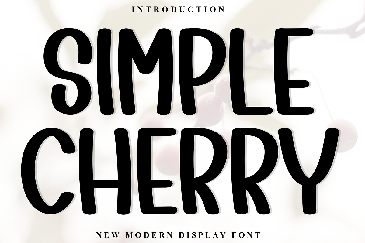 Simple Cherry, a Serif Font by InermediaSTUDIO (Photo 1 of 8)