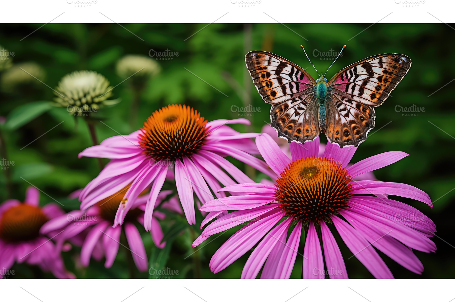 pollinator isolated coneflower, an Animal Photo by pikepicture