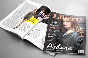 24 Page Fashion Magazine Template