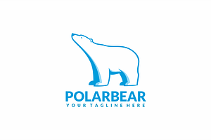 Polar Bear Logo Illustration, a Branding & Logo Template by yopie