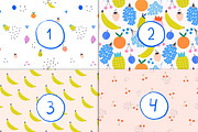 Fruit patterns, seamless vector+jpeg, a Pattern Graphic by Katie Lisker (Thumbnail 2 of 3)