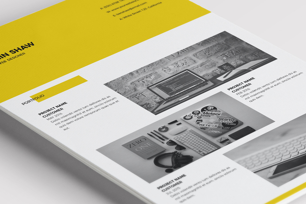 Polaris Resume Template, a Resume Template by Nina Shaw (Photo 17 of 18)