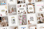 2026 Yellow Pink Instagram Templates, a Social Media Template by Wildnun Studio (Thumbnail 1 of 9)