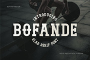 Bofande slab font, a Slab Serif Font by suhadidesign (Thumbnail 1 of 12)