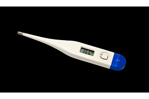 Digital body thermometer, a Technology Photo by Leonid Andronov