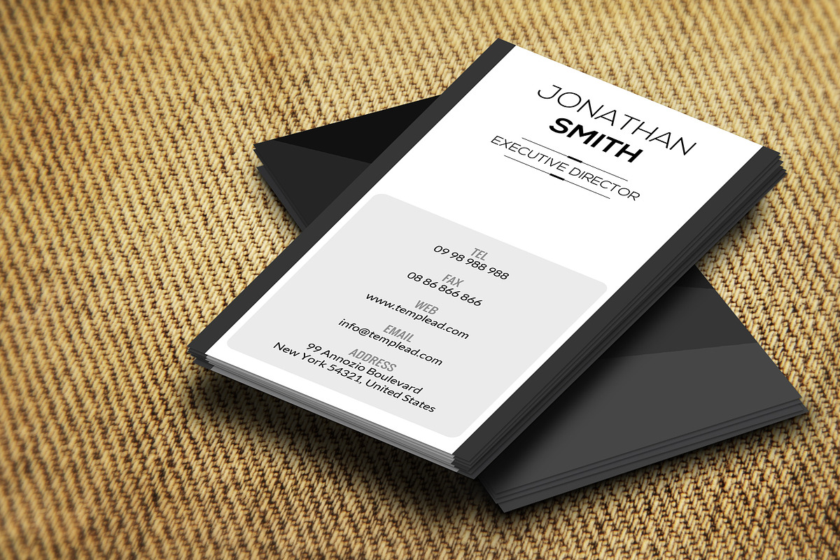 Minimal Business Card CM171, a Business Card Template by annozio (Photo 3 of 4)
