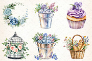 Garden Party Collection, an Illustration by DreamCafeArt (Thumbnail 3 of 8)
