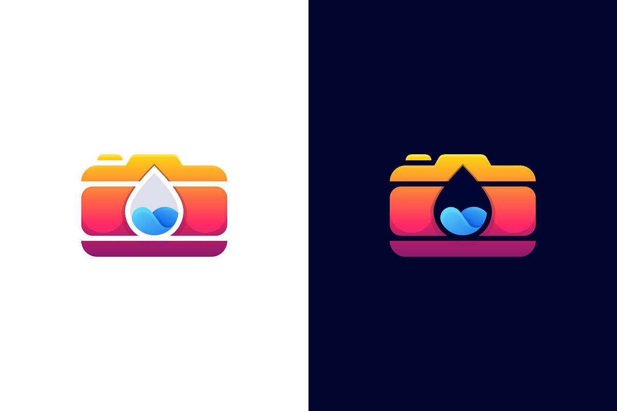 Gradient Modern Water Lens Logo, a Branding & Logo Template by Artnivora.Std (Photo 3 of 3)